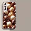 Soft Chocolate Truffles Phone Case for Samsung A16 A17 A26 A36 A56 A57 A55 A54 A37 A15 A25 A35 A14 A24 A34 Galaxy Note 20 10 A07