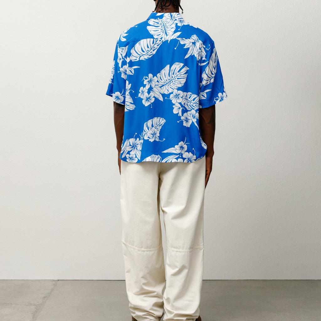 Stussy Shirts Unisex Cuban Collar Moderate Hawaii 1110361