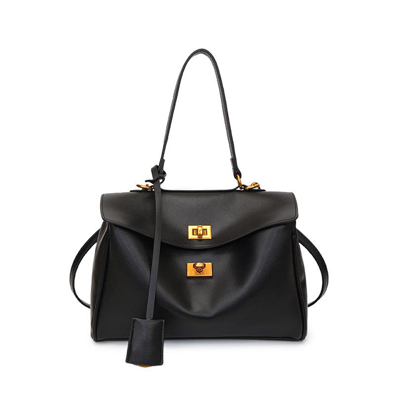 

Женская сумка-тоут большой вместимости, темпераментная сумка на плечо под мышкой, сумка-мессенджер для поездок на работу Small чёрный