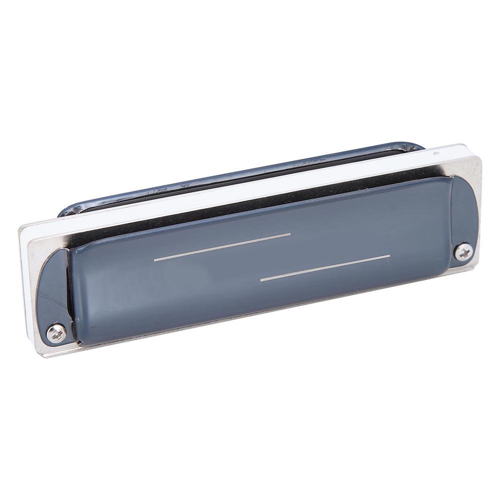 Blues Harp Mundharmonika 10-Loch Mundharmonika Eb Tonart Musikgeschenke Phosphorbronze Stimmzunge(Weiß )
