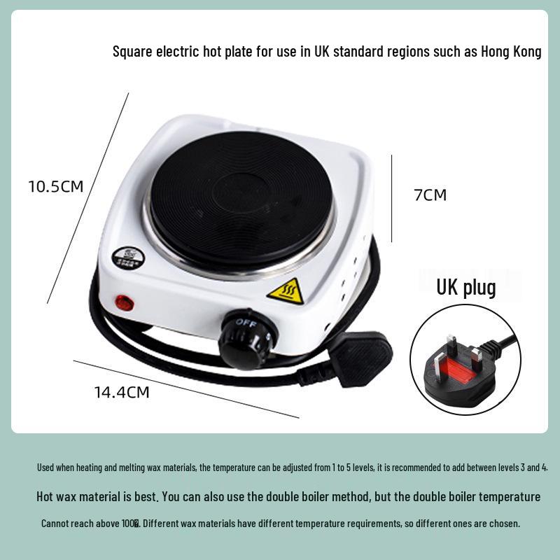 Aroma Candle DIY Tool Set: Electric Soy Wax Melting Pot and Stove