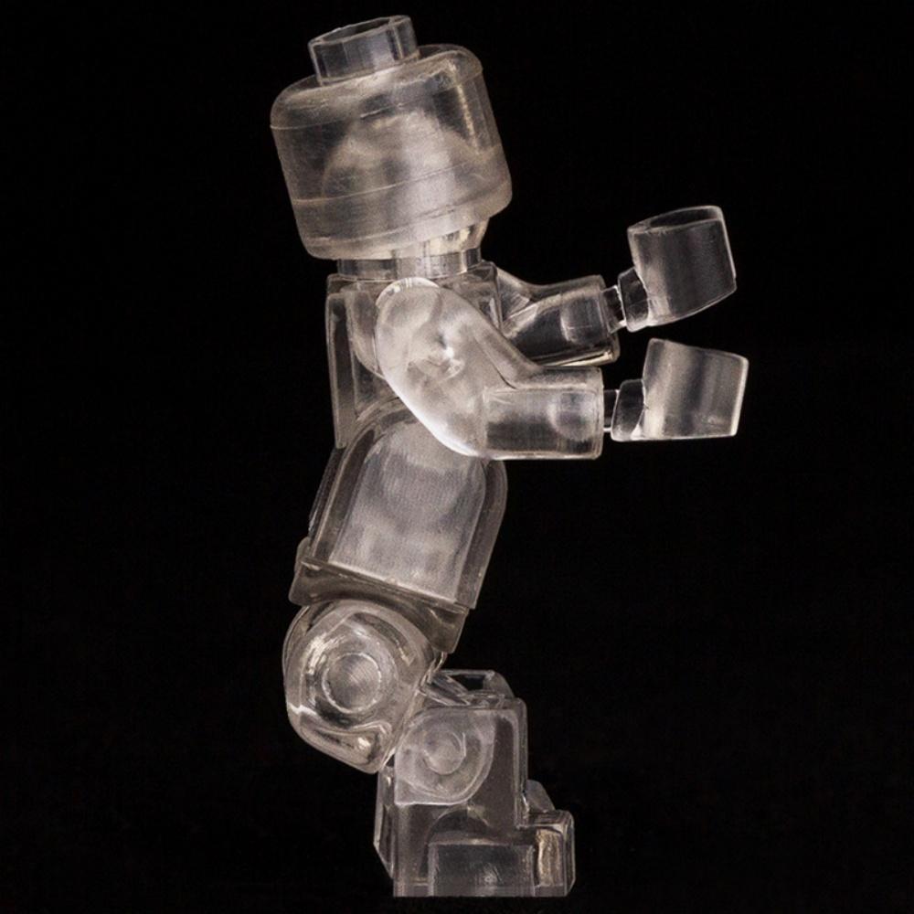 1pcs Plastic Building Block Figure Toy for DIY Solid Multi-color Multi-joint Movable Accessories Figures Blocks