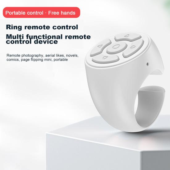Scrolling Ring for Ring Remote Control Tik-Tok Wireless for Hands-Free Reading Selfies Stable