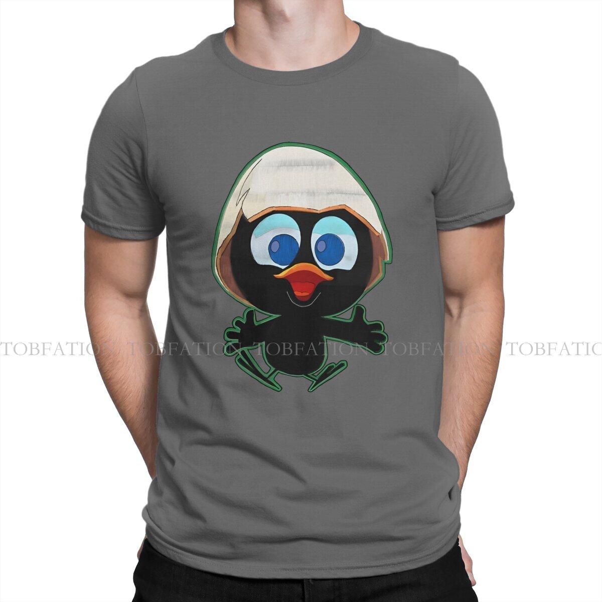 GUOYAN TOP Zijn Echt Te Oneerlijk T-shirt Voor Mannen Calimero Cartoon Animatie Kledingstijl T-shirt 100% Katoen Gedrukt Pluizig Cadeau 2XL