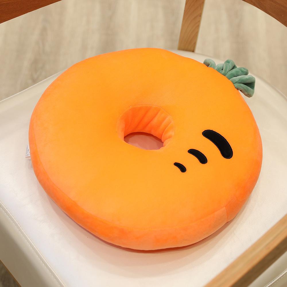 Cartoon Frucht Donut Sitzkissen Husky Dinosaurier Büro Gesäßkissen Winter Warm Studenten Stuhlkissen