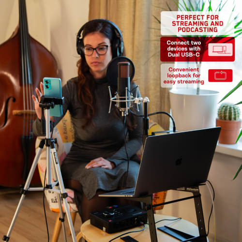 Antelope Audio Zen Quadro USB-C Podcast & Recording Interface ? 4 Discrete Studio-Grade Mic Preamps, Pro Conversion & Clocking, Built-in Studio Effect