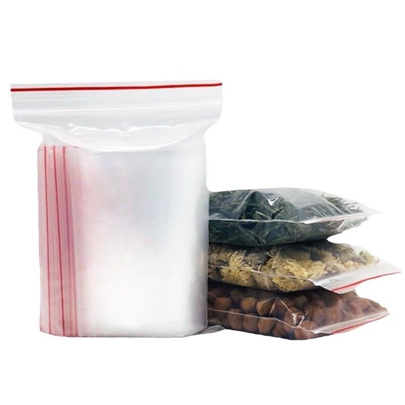 Abdo Thickened PE Transparent Zipper Seal Bags