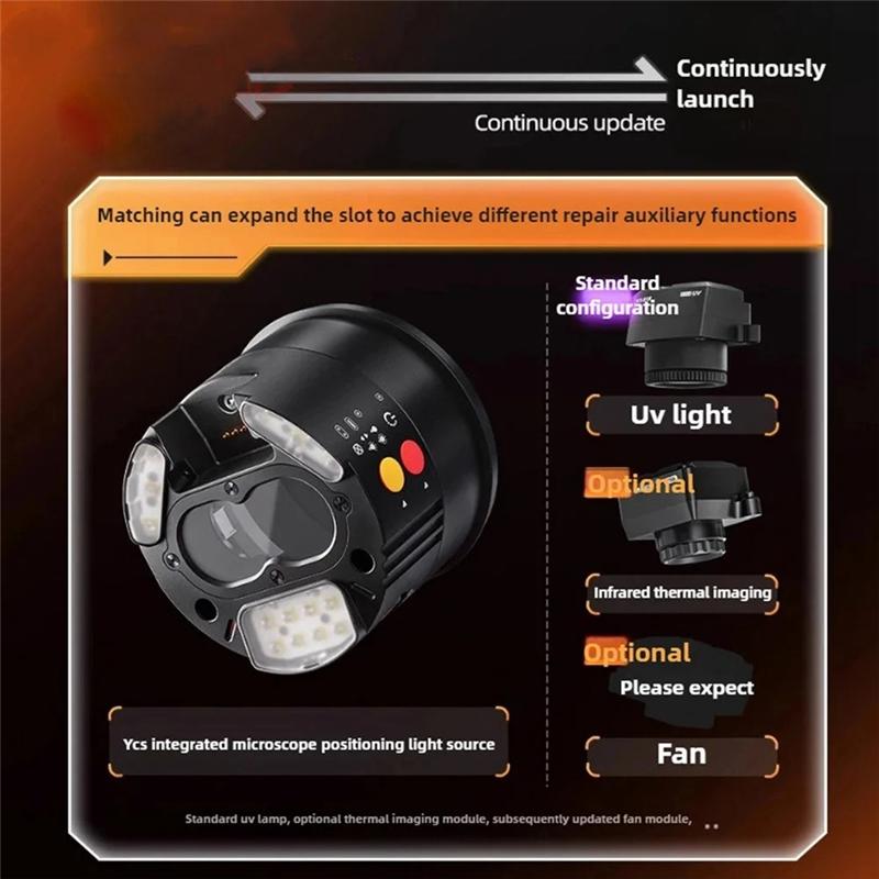 SHGO-Integrated Microscope Ultraviolet Curing Lamp Expandable Thermal Imaging+Fan Repair