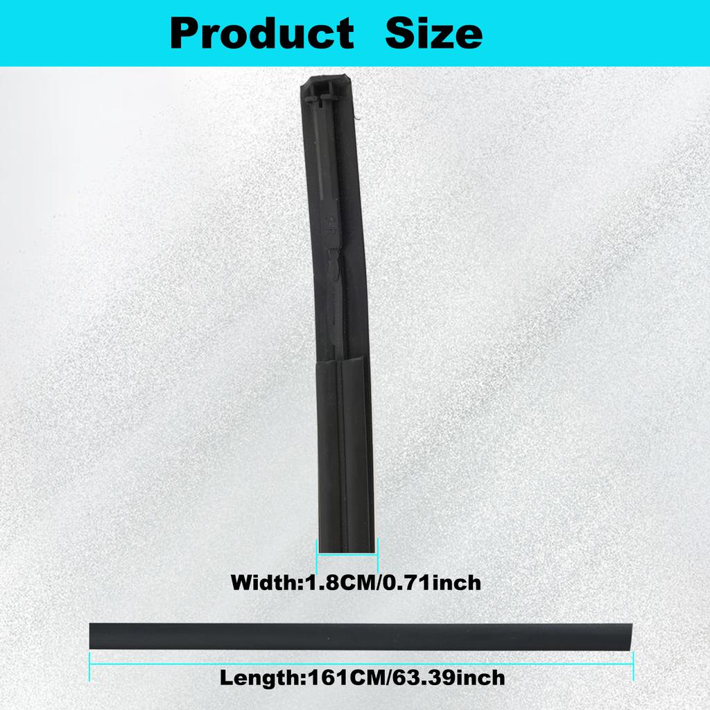 2pcs Right & Left Side Roof Drip Moulding Trim Rubber 755520D082 755510D132 For Toyota Yaris Hatchback 2014 2015 2016 2017 2018