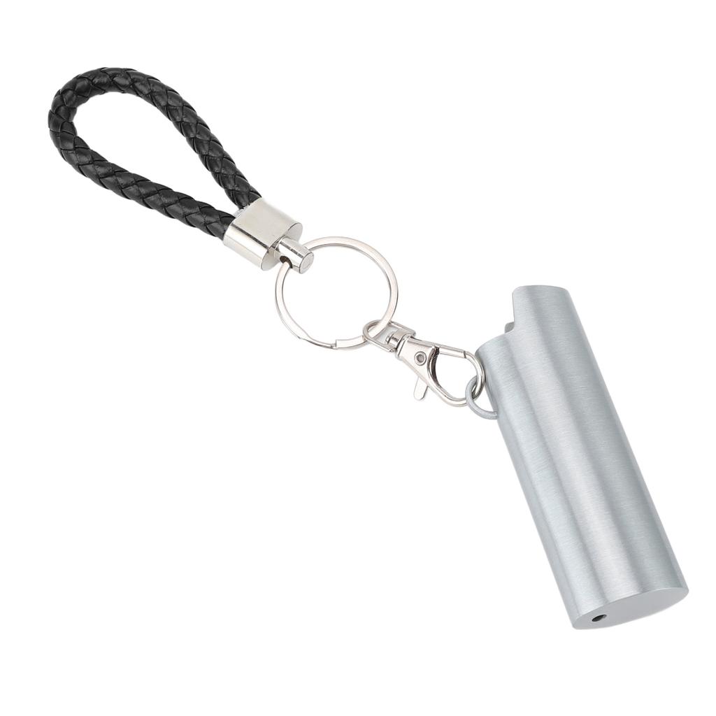 Lighter Holder Keychain with Spring Clip Retractable Metal Portable for Backpack ket