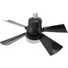 Dpofirs Light Ceiling Fan with Light and Remote, 3000‑6500K Dimmable LED Ceiling Fan with Timer, E26 Light Bulb Screw in Ceiling Fan for Bedroom,
