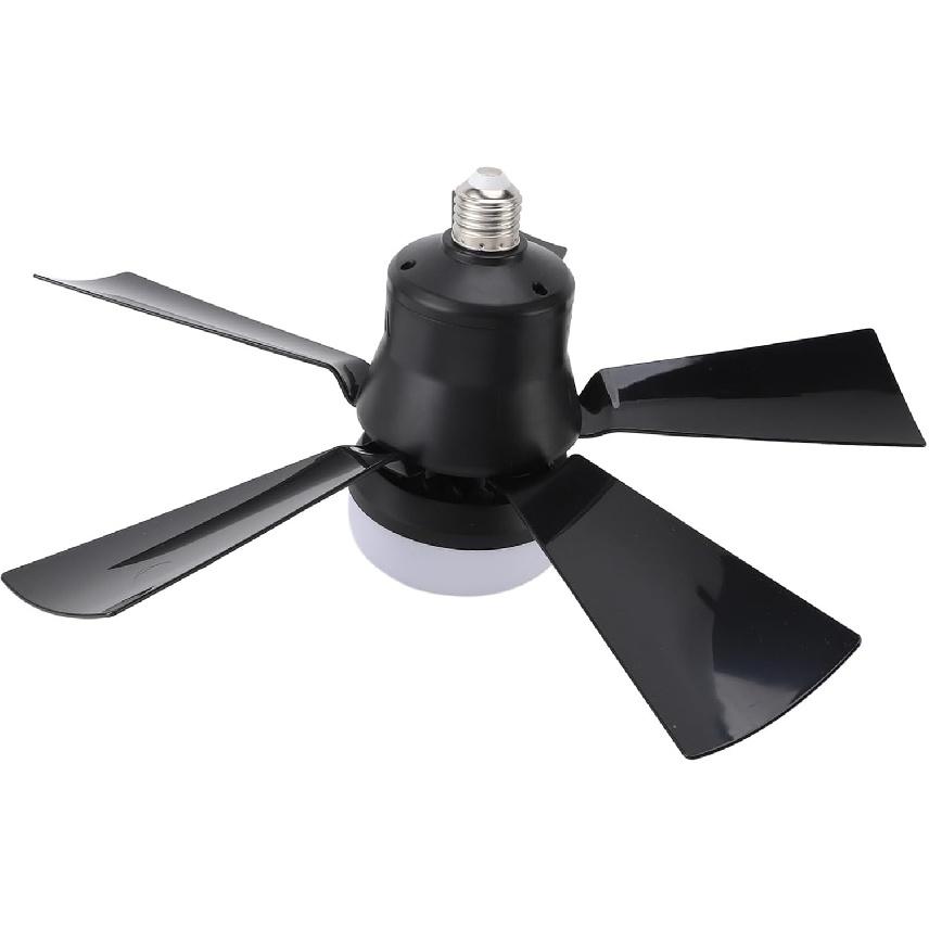 Dpofirs Light Ceiling Fan with Light and Remote, 3000‑6500K Dimmable LED Ceiling Fan with Timer, E26 Light Bulb Screw in Ceiling Fan for Bedroom,
