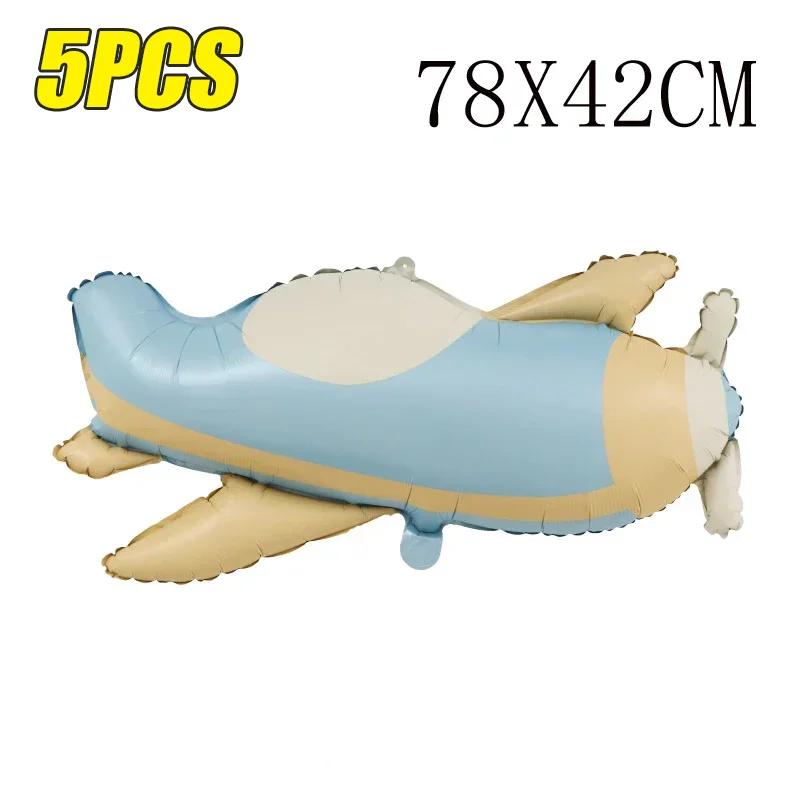 Valentine Day Cartoon Frosted Aluminum Film Balloon Rainbow Police Car Plane Bear Birthday Balloon Party Layout Scene Decoration