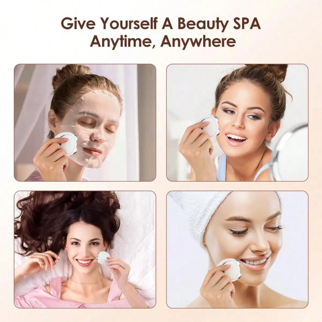 Portable Facial Beauty Device, Rechargeable Nanoion Facial Steam Machine, Deep Hydration And Skincare, Women's Gift