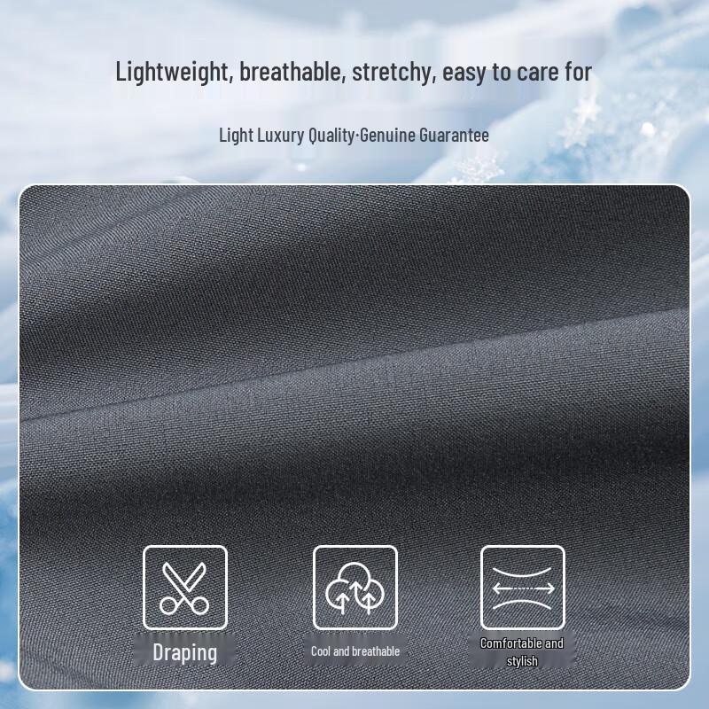 MONTAGUT Men's Draping Casual Pants