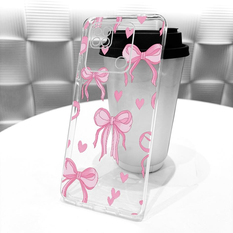 For Xiaomi Redmi 10A Case Popular Flower Bowknot Soft Clear Silicone Phone Cover For Xiaomi Redmi 10A Sport Funda Redmi10a Shell
