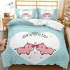 Cute Cat Cartoon Animals Children Girls Gifts for Bedroom Decorations Kawaii Duvet Cover Cartoon Pet Cat Theme Queen King Size