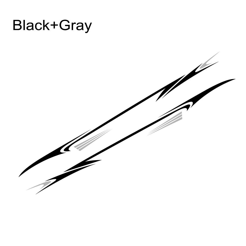 2 PCS Car Body Waistline Stickers Long Stripes Vinyl Decals Waterproof Personalized Car Styling Decoration Stickers Accessories