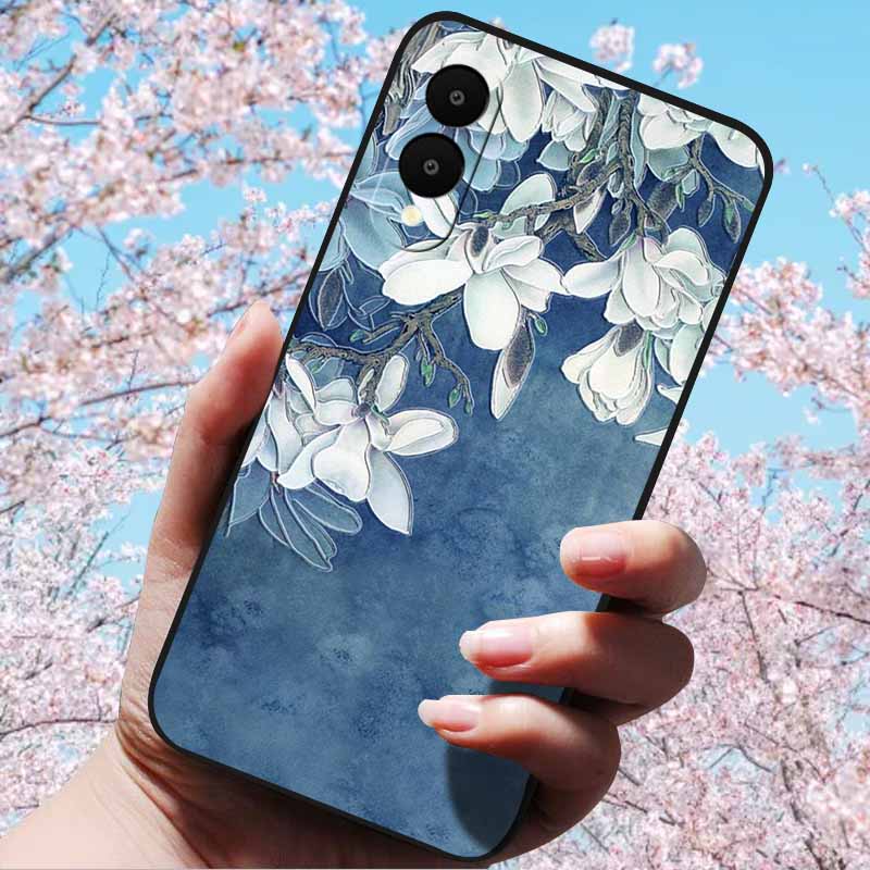 For Samsung Galaxy S25 Edge 3D Relief Flower Emboss Soft Silicone Back Cover Case for Galaxy S25 Edge 5G 3D Relief Case S25 Edge