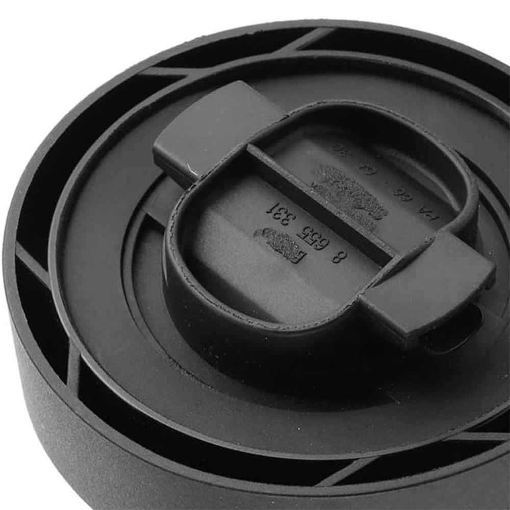 Black Oil Filler Cap Cover 11128655331 Replacement For BMW E88 E90 E60 E63 E65