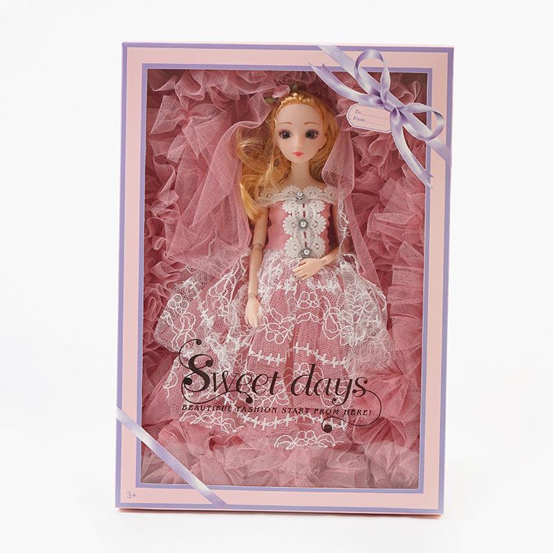 Mote Søt Bryllupsdukke Lekesett Prinsesse Loli Liten jenteleke