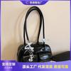 Niche Underarm Bag Women's New Large-capacity Retro Simple Commuter Bowling Fashionable Shoulder Bag