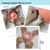 Cat Drinker Puppy Dog Bottle Feeder Multiple Cats Breastfeeding Bubble Milk Bowl Pet Milk Feeding Bottle Bionic Silicone
