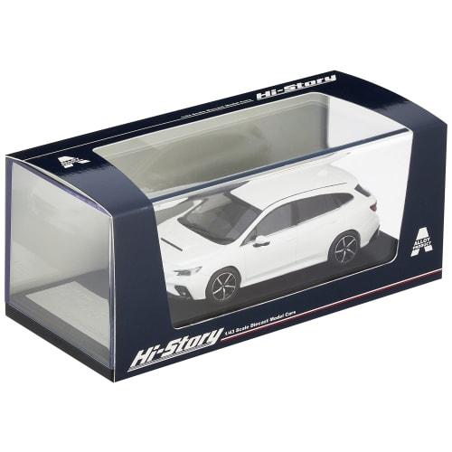 Hi Story 1/43 Scale Subaru Levorg GT-H (2020) Crystal White Pearl Finished Model HS330WH