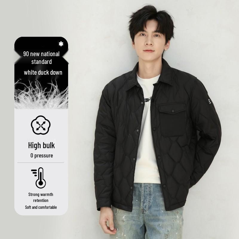 

Men’s Outdoor White Duck Down Winter Jacket K-831 XL чорний