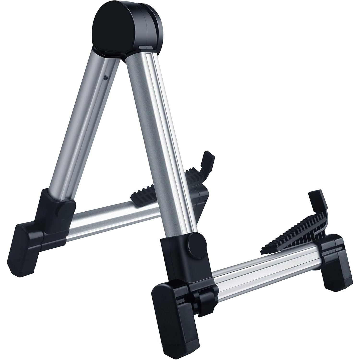 Folding Guitar Stand/Bass Stand, Anti-Tip, Adjustable, High-Strength Aluminum Alloy, Lightweight, Compact Stand (Suitable for Guitar, Bass, Ukulele, V
