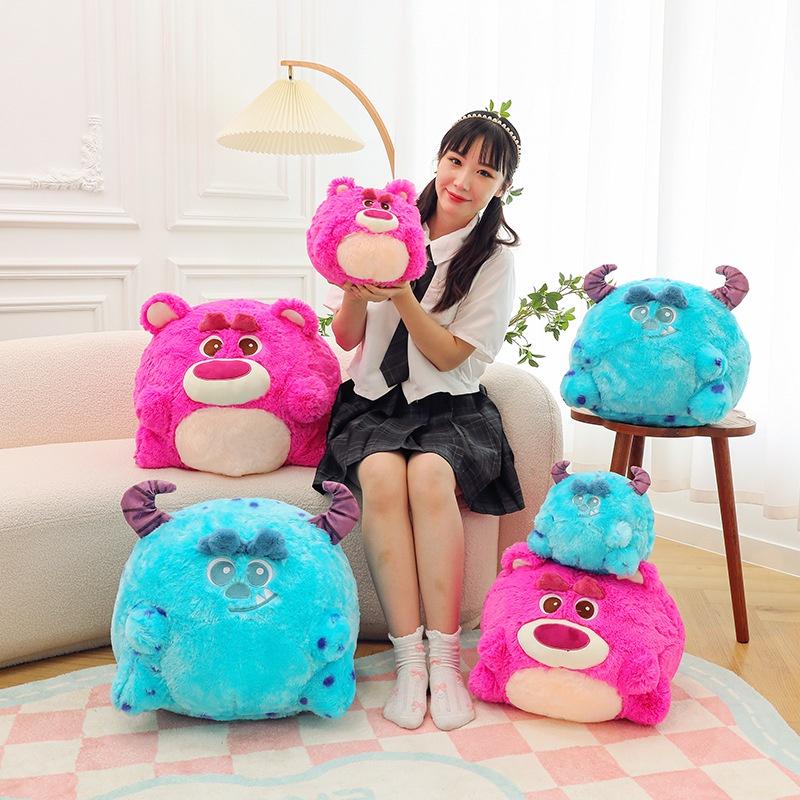 Cute Strawberry Bear Plush Toy Sullivan Stuffed Animal Cartoon Pillow Wholesale