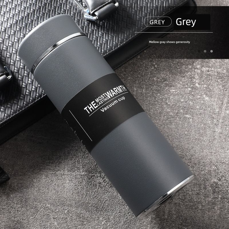 Men's Large-Capacity Thermos Cup Stainless Steel Portable Business Straight Cup Gift Student Tea Cup Large Size