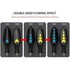 2x Universal DRL Led Daytime Running Lamp LED Motorcycle Turn Signal Light Flowing Flashing Indicator Blinker Moto Rear Light