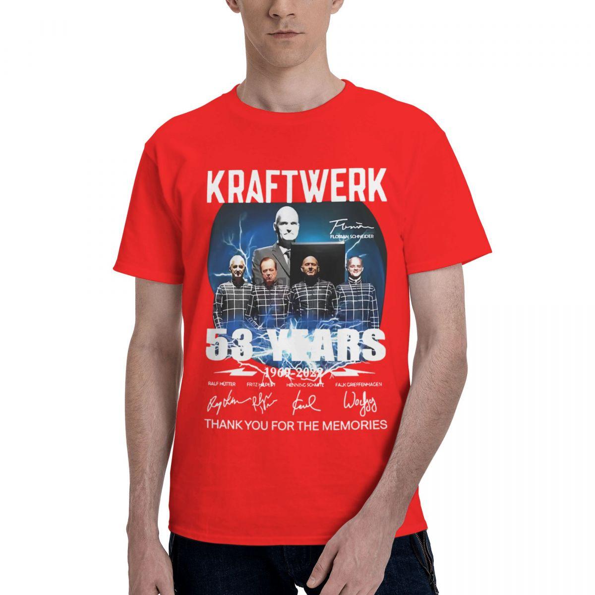 

Kraftwerk 53 Years 1969 2022 Thank You For The Memories Signatures 100 Cotton Casual Breathable Confortable Clothes Short S