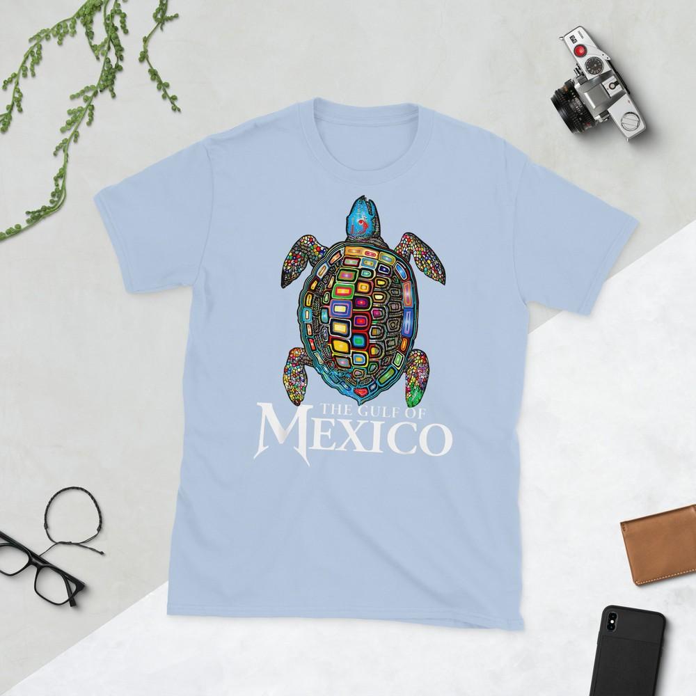 Unisex Gulf Of Mexico Forever Mexican Souvenir Sea Turtle TShirt S