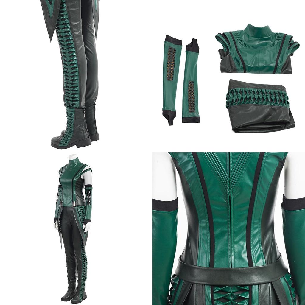 Exquisites grünes Guardians of the Galaxy 2 Mantis Cosplay-Outfit für Frauen