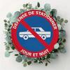 Vintage Metal Sign "No Parking Day And Night" Wall Decor for Home Bar Farmhouse