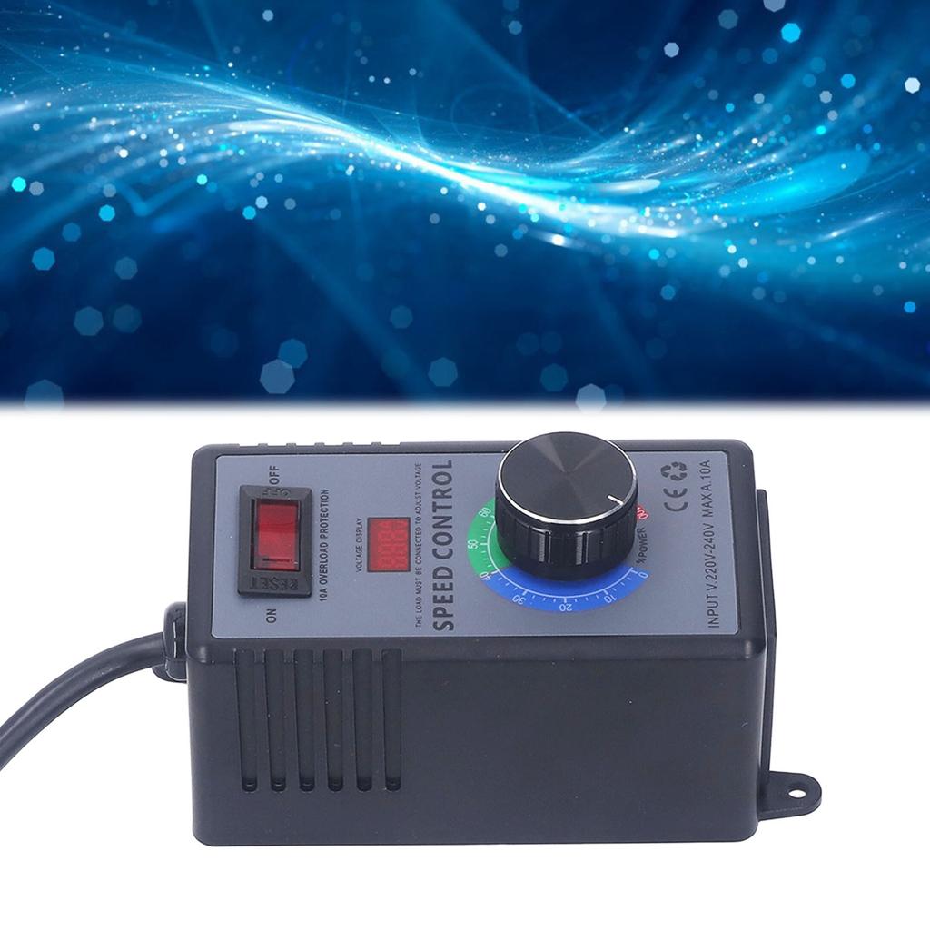 AC Motor Speed Controller Motor Speed Controller 0‑ Output Variable Fan Speed Regulator with Overload