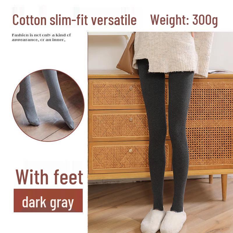 

Maternity Warmth Tights with Support - Winter Velvet Lined Leggings M One Size (fit 42-80kg)