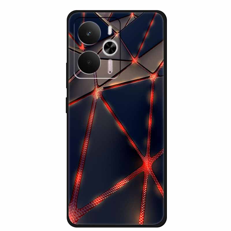 For Realme 14 Case Realme14 5G RMX5070 Phone Shell Soft Silicone Back Cover For Realme 14 Global Black TPU Funda Cute Capa Coque