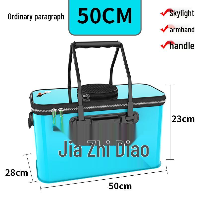 Multi-functional Foldable Fishing Bucket and Fish Protector