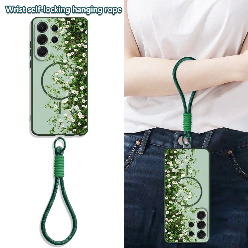INS Sunflower Print Case For Samsung S26 Ultra S25 FE S24 S24 Plus A57 A37 A17 A56 A36 A16 A55 A35 A15 A54 5G Hybrid Magnetic Matte Cover