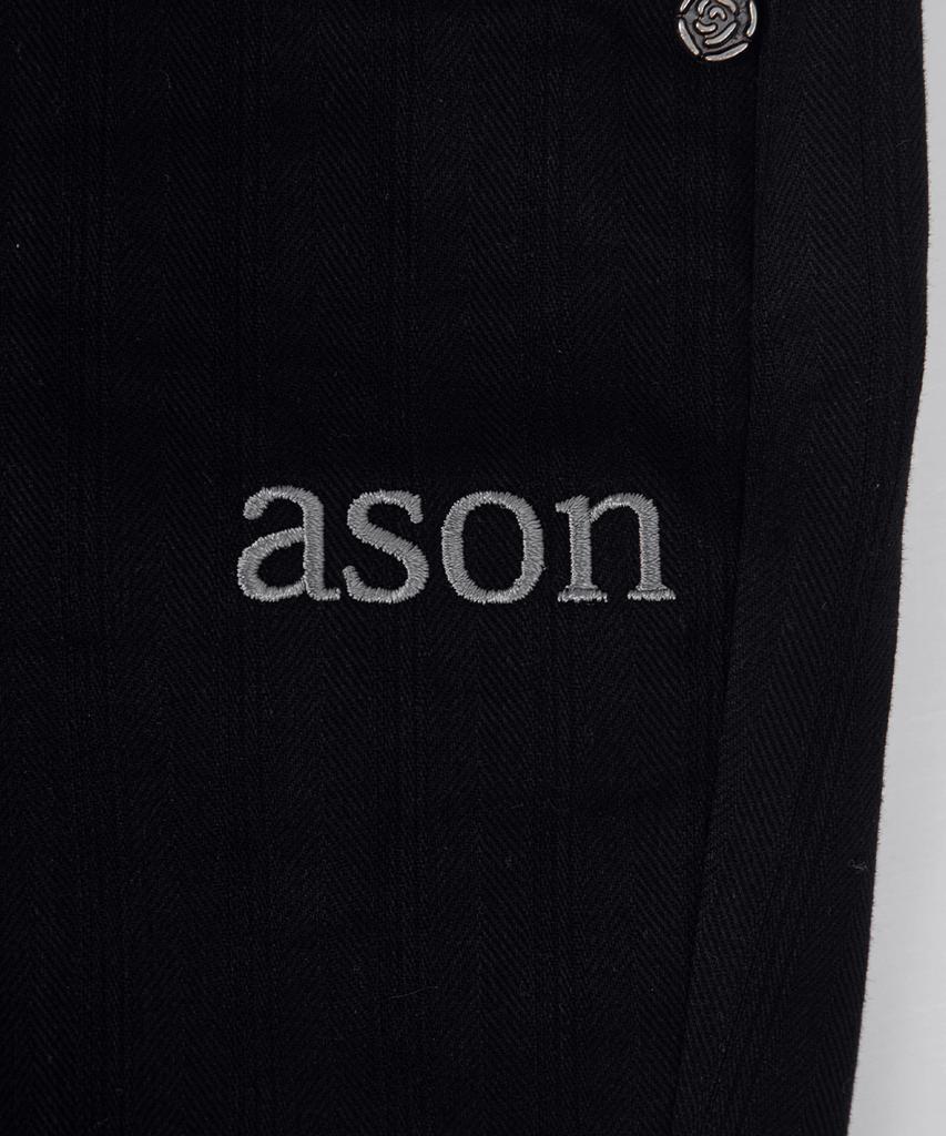 Aejeuon Tina Twill Pants / Black