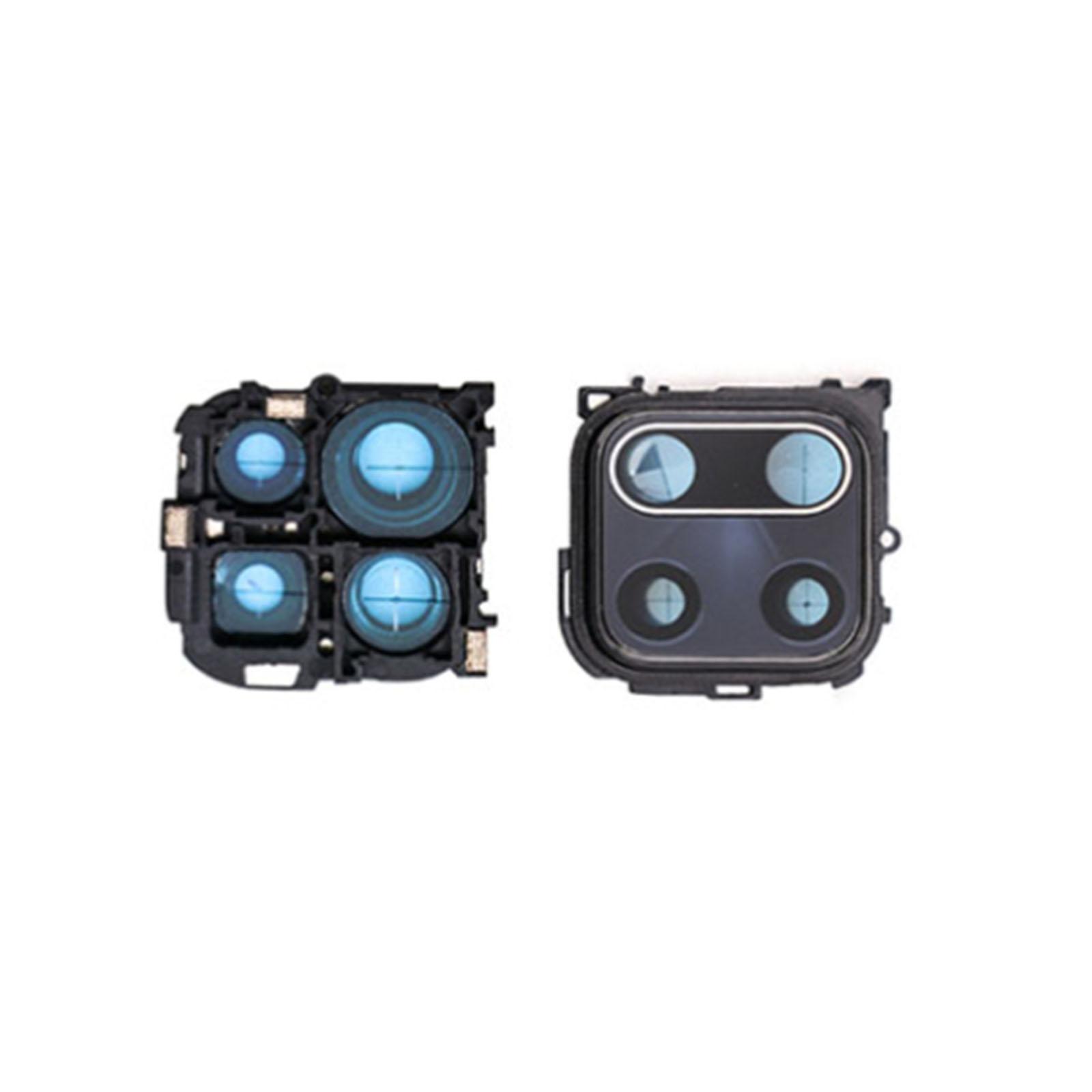 

OEM Back Camera Lens Holder Cover with Glass Part for Xiaomi Redmi Note 9S Black
