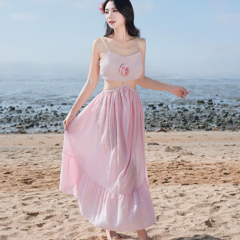 Bohemian Island Hot Spring Resort Women's Thai-Style Bikini with Versatile Long Skirt