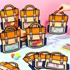 New 20-1PC Creative Gifts Packaging Bags Cartoon Back to School Bag Candy Snack Self-lock Bags Kids Birthday Party Decors Gifts