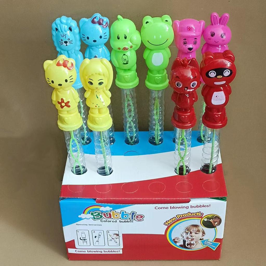 46CM Western Bubble Wand: Colorful Bubble Sword with Solution for Summer Fun