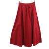 Sonny Label Midi Length Chino Tuck Flare Skirt 36 Reddish Women Used