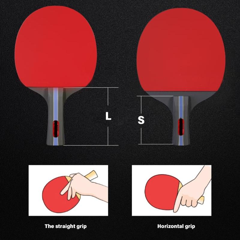 Pingpong Training Bat Rubber Racket Table Tennis Handle for Improving Table Tennis Pingpong Bat Table Tennis Paddle Set