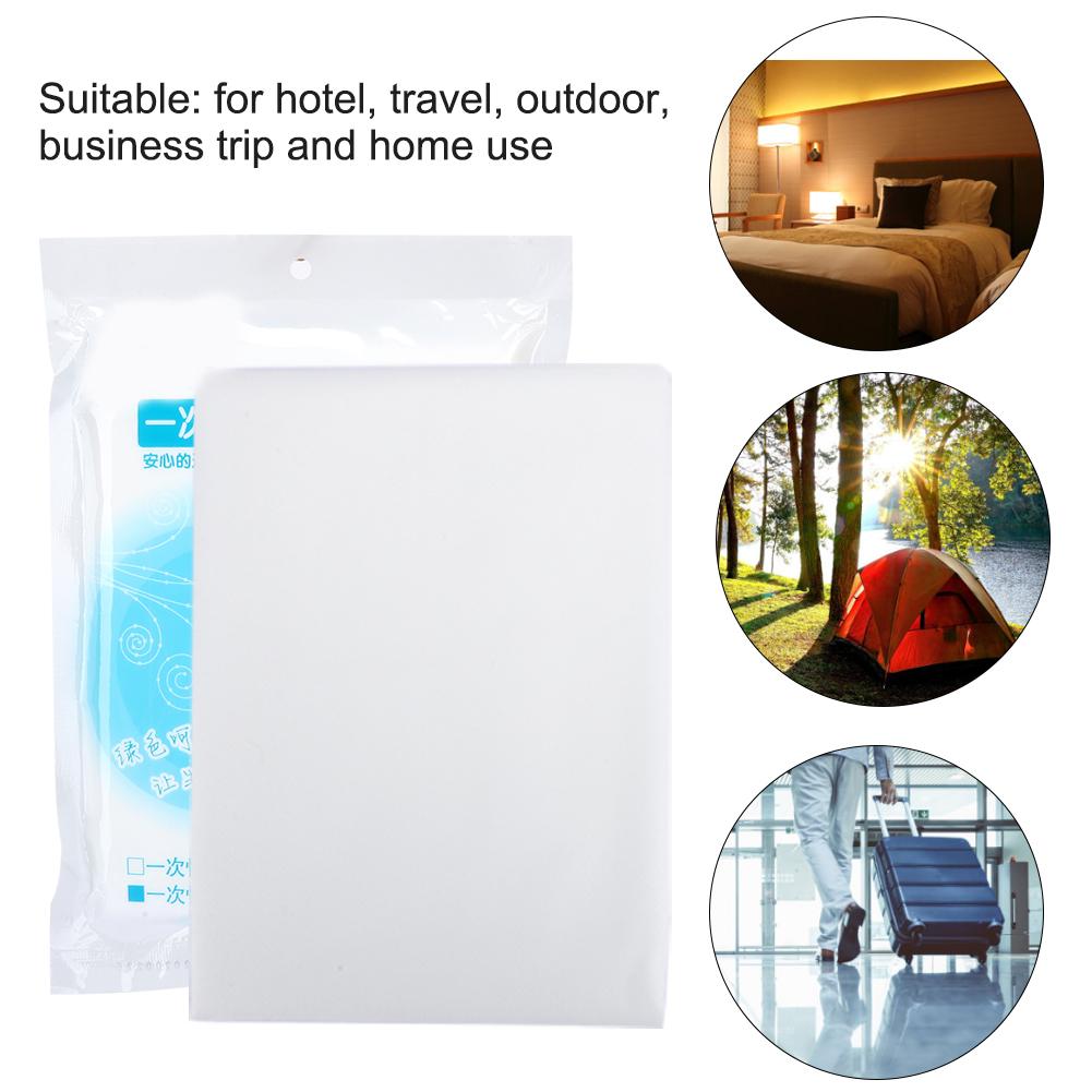 5pcs 120 x 200cm Disposable Bed Sheets Bed Cover Portable Outdoor Hotel Bedding Supplies